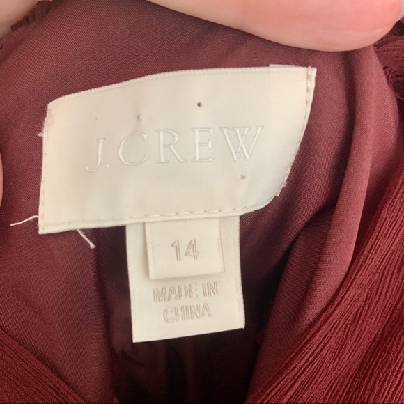 J Crew Silk Chiffon Bridesmaid Dress - Picture 5 of 6